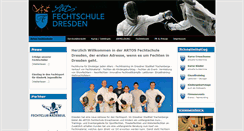 Desktop Screenshot of fechtschule-artos.de